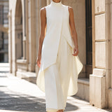 Catalina - Elegantní Dlouhý Klesající Mono