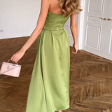 Liora | Elegantní Midi Šaty Bez Rukávů