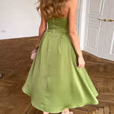 Liora | Elegantní Midi Šaty Bez Rukávů