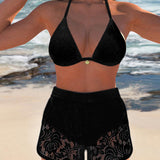 Adelaide - Elegantní bikiny z hladké krajky