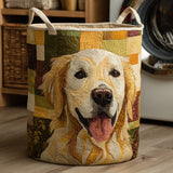 Doux Golden Retriever | Polstrovaný úložný koš