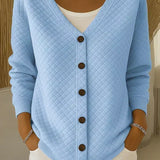 Eleonora | Prošívaný cardigan s knoflíky