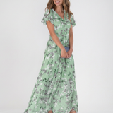 Noémie | Maxi šaty z květinového chiffon