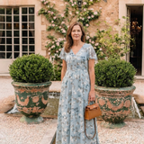 Noémie | Maxi šaty z květinového chiffon