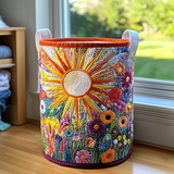 Tournesol en Fleurs | Polstrovaný Úložný Koš