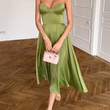 Liora | Elegantní Midi Šaty Bez Rukávů