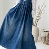 Kamila - Maxi šaty z vintage denimu