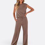 Íris - Casual Set z Měkké Tkaniny Lounge