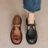 Vela - Premium kožené Mary Janes