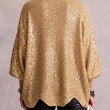 Ortensia | Oversize cardigan s zlatými knoflíky